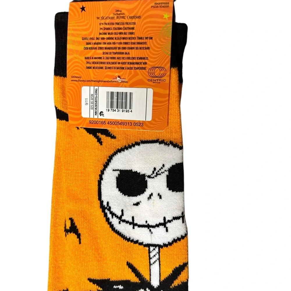 Disney The Nightmare Before Christmas Knee-High Socks Halloween OSFA NWT!